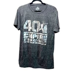 Disney Parks Star Wars Empire Strikes Back 40th Anniversary Gray T-Shirt Sz M